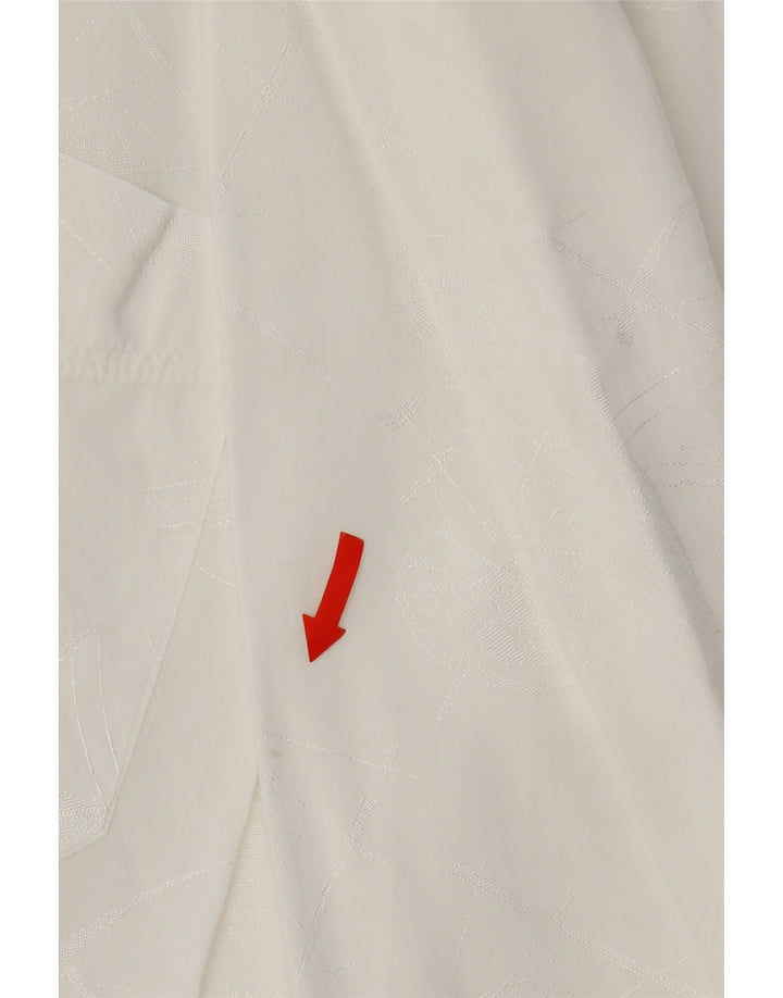 ANGELO LITRICO Mens Shirt Size 41/42 Large Off White Viscose Vintage Angelo Litrico and Second-Hand Angelo Litrico from Messina Hembry 