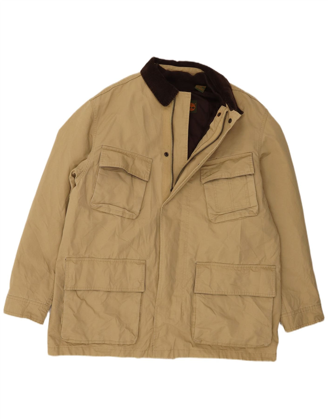 Męska kurtka wiatrówka Timberland UK 42 XL Beżowy nylon