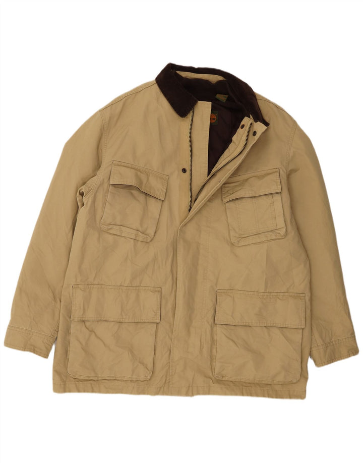 Męska kurtka wiatrówka Timberland UK 42 XL Beżowy nylon