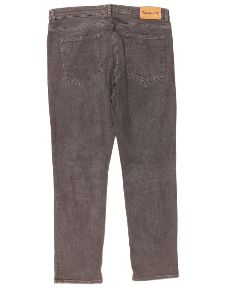 Męskie jeansy Timberland ze stretchem W38 L32, szara bawełna