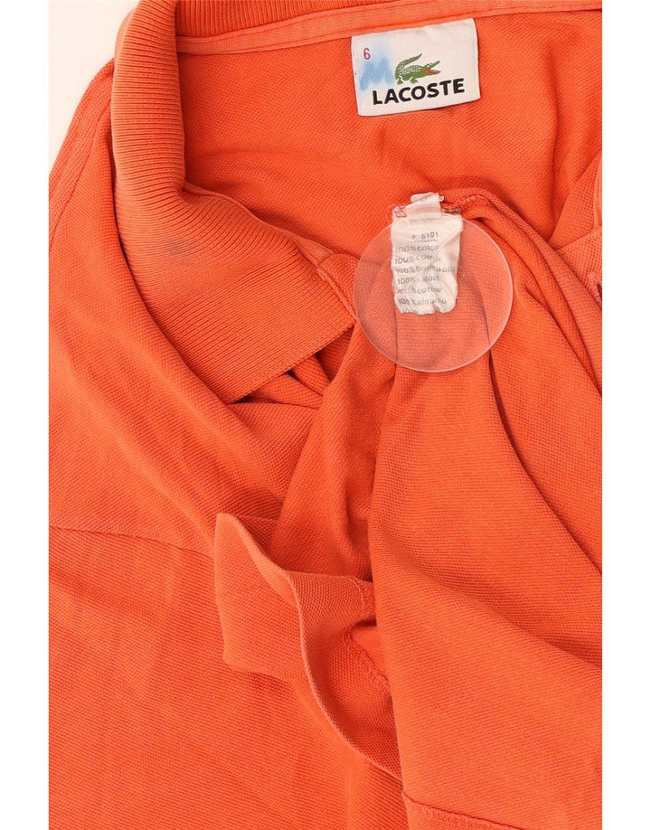 Męska koszulka polo Lacoste, rozmiar 6, XL, pomarańczowa, bawełniana
