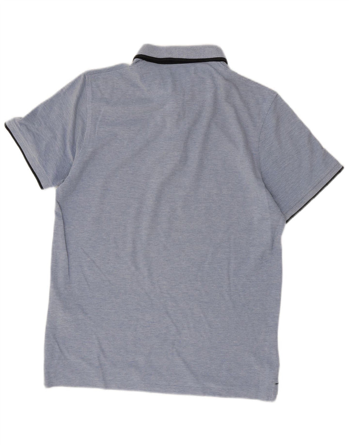 Męska koszulka polo Jack & Jones, duża, niebieska, bawełniana
