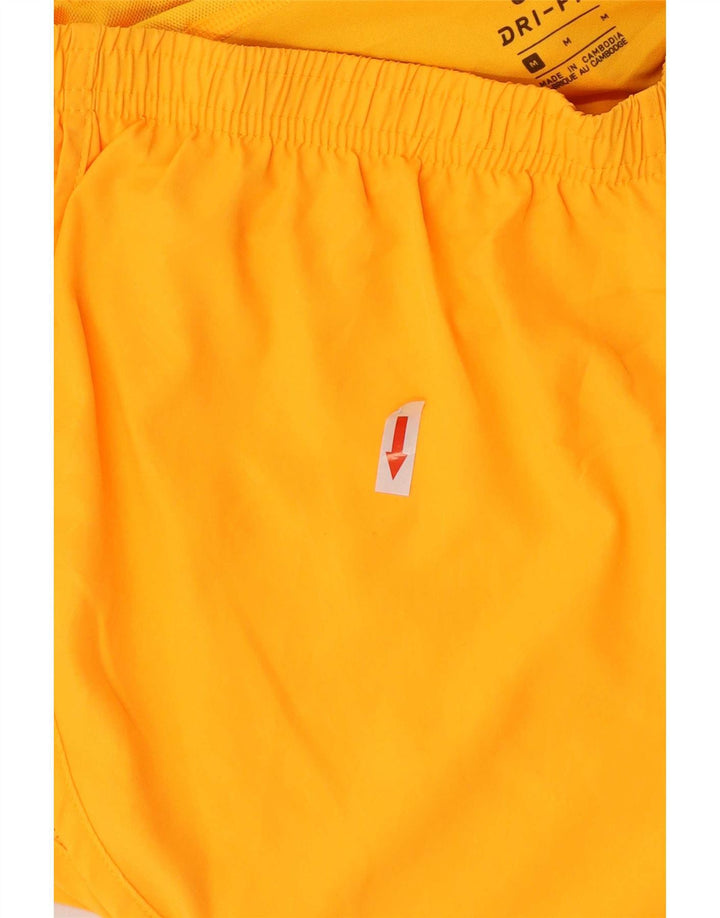 Damskie spodenki sportowe Nike Dri Fit UK 14, średni pomarańczowy poliester