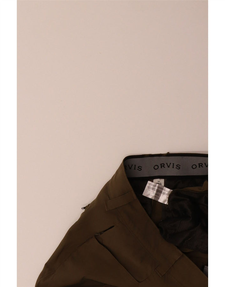 ORVIS Mens Cargo Shorts W34 Large  Khaki Nylon Vintage Orvis and Second-Hand Orvis from Messina Hembry 