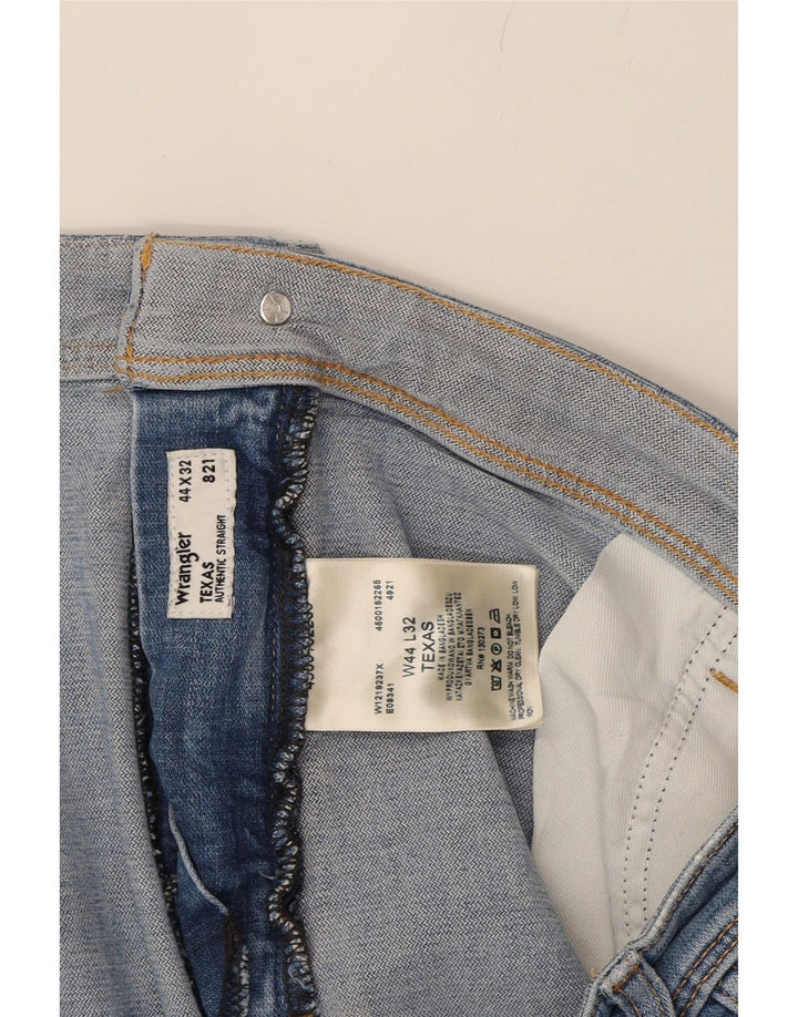Damskie jeansy WRANGLER Texas Straight W44 L32 Niebieskie, bawełniane