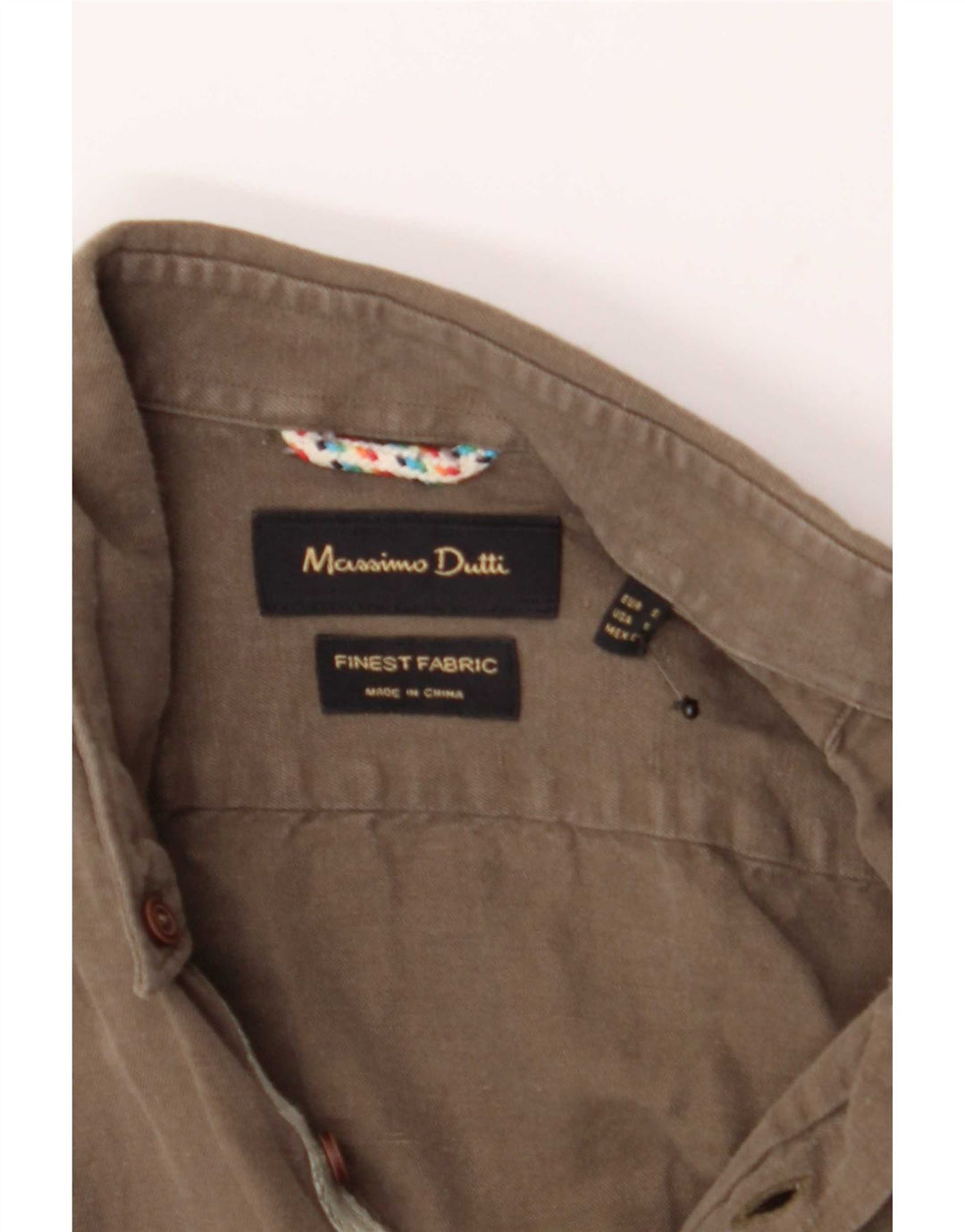 Massimo Dutti Koszula męska mała Khaki