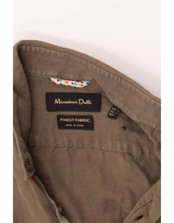 Massimo Dutti Koszula męska mała Khaki