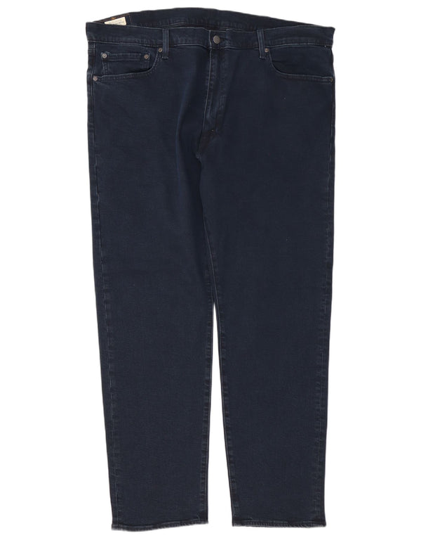 Męskie dżinsy Levi's 502 Regular Tapered W42 L32 Granatowa bawełna