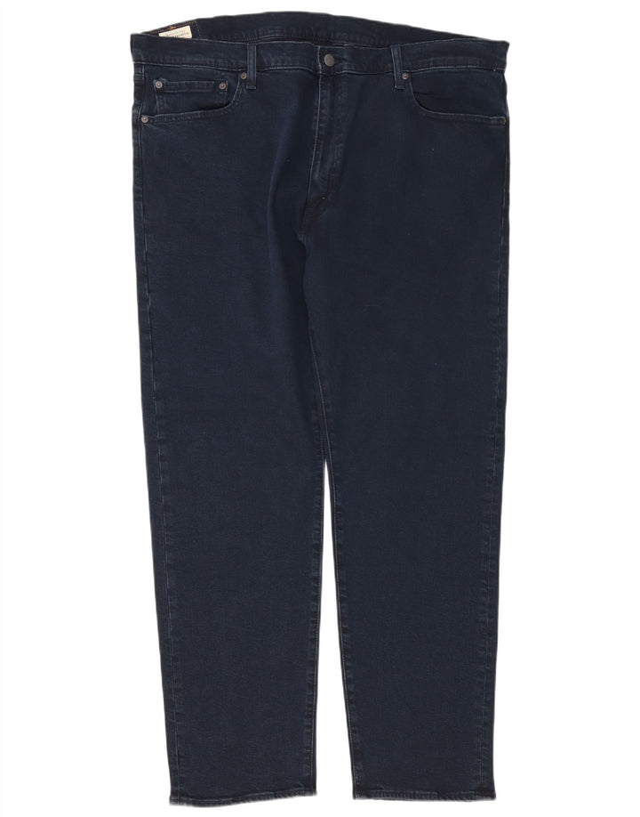 Męskie dżinsy Levi's 502 Regular Tapered W42 L32 Granatowa bawełna