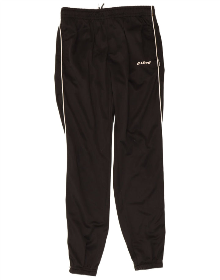 LOTTO Mens Tracksuit Trousers Joggers Medium  Black Polyester
