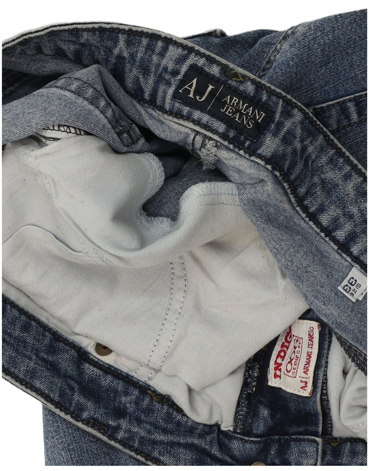 Damskie jeansy Armani Slim W33 L28 Niebieskie