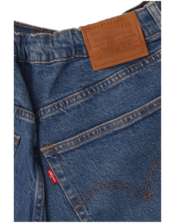 Damskie jeansy Levi's Cropped W34 L26 Niebieskie