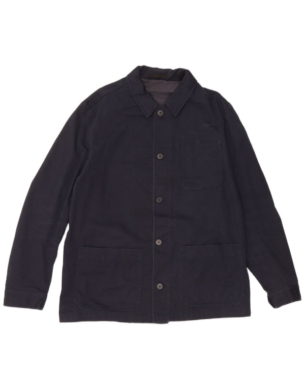 Męska kurtka użytkowa Massimo Dutti UK 40, duża, granatowa, bawełniana