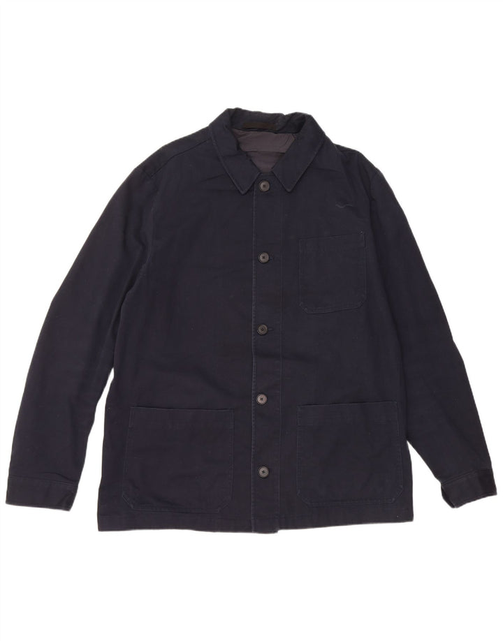 Męska kurtka użytkowa Massimo Dutti UK 40, duża, granatowa, bawełniana