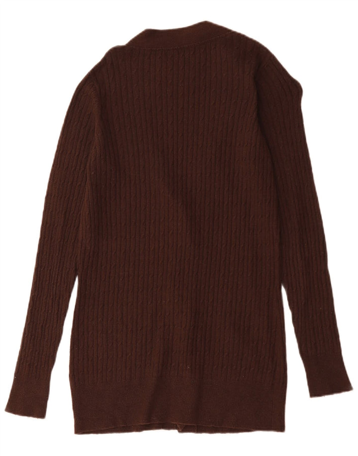 Sweter damski Zara Cardigan UK 16, duży, brązowy