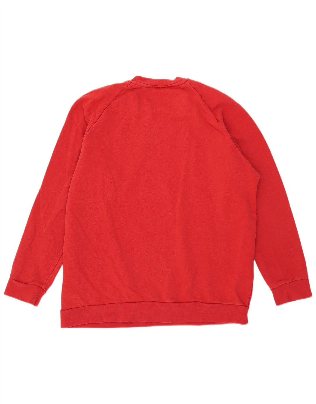 Męska bluza Adidas z grafiką, duża, czerwona, bawełniana