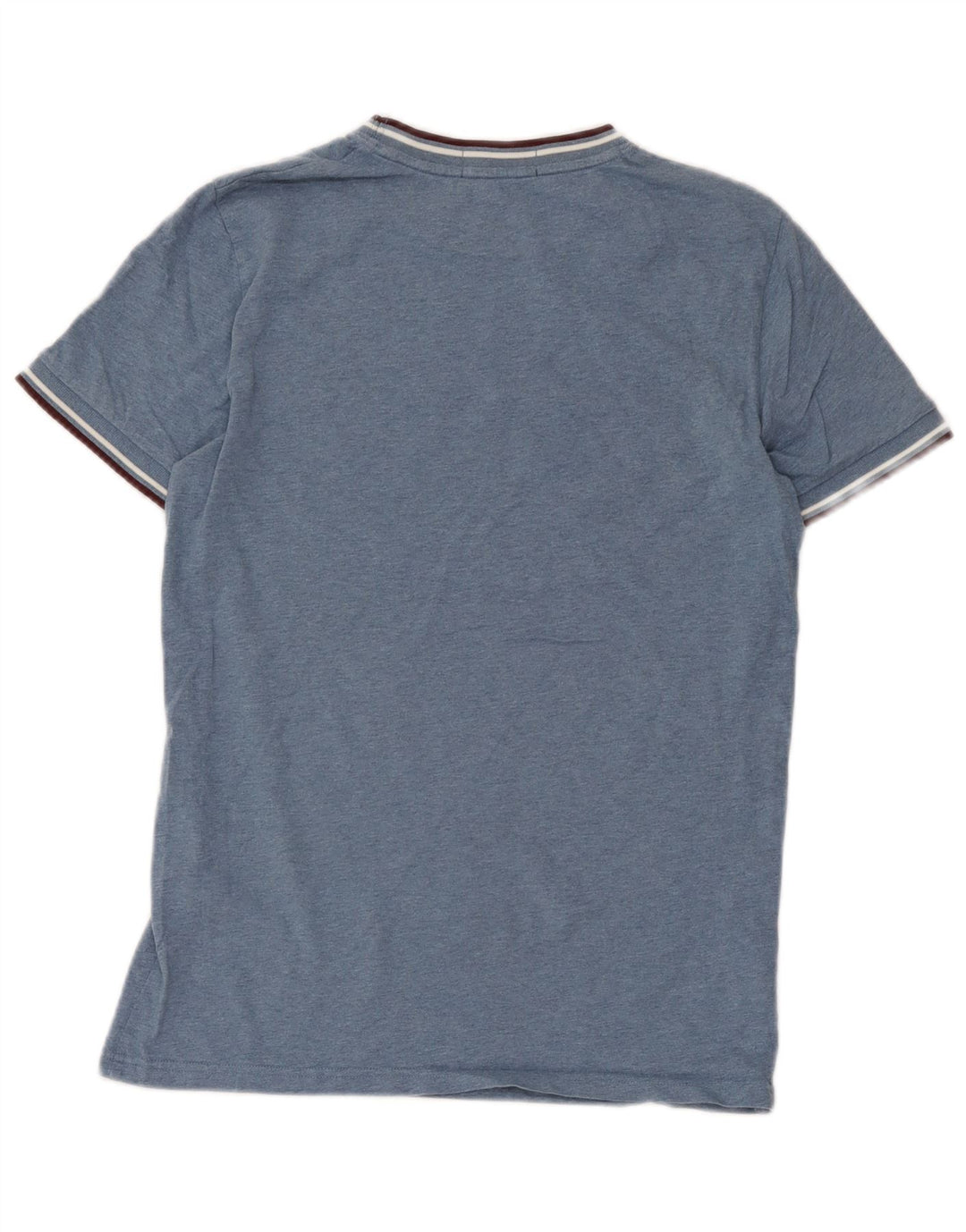 T-shirt męski Fred Perry, mały, niebieski, bawełniany