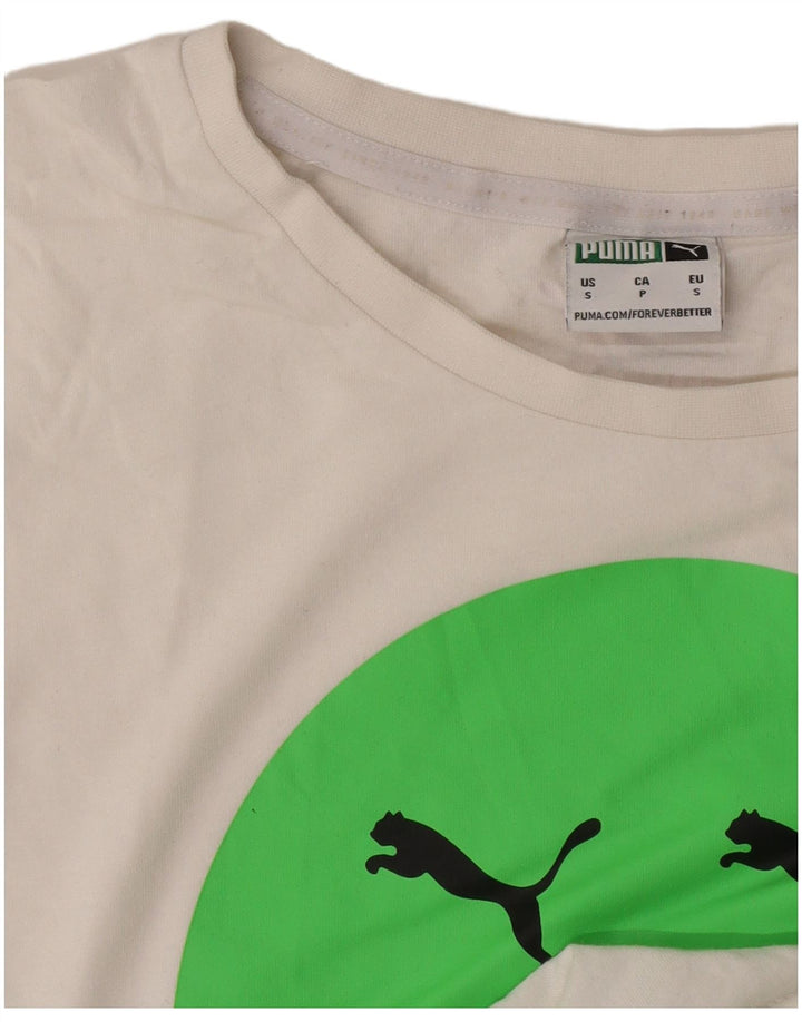 Męski T-shirt Puma z grafiką, mały, biały