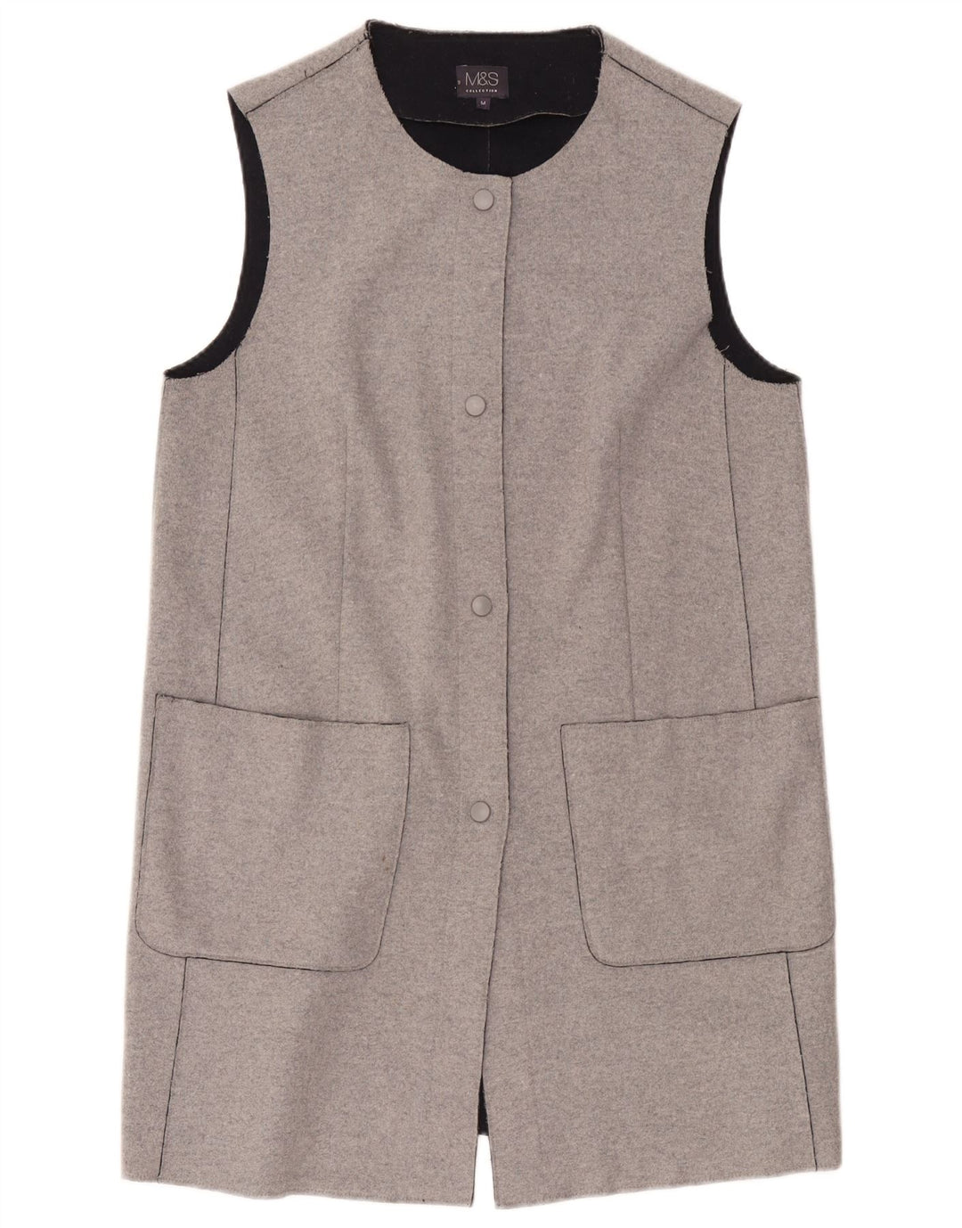 Sweter damski Marks & Spencer Longline Cardigan UK 14, średni szary