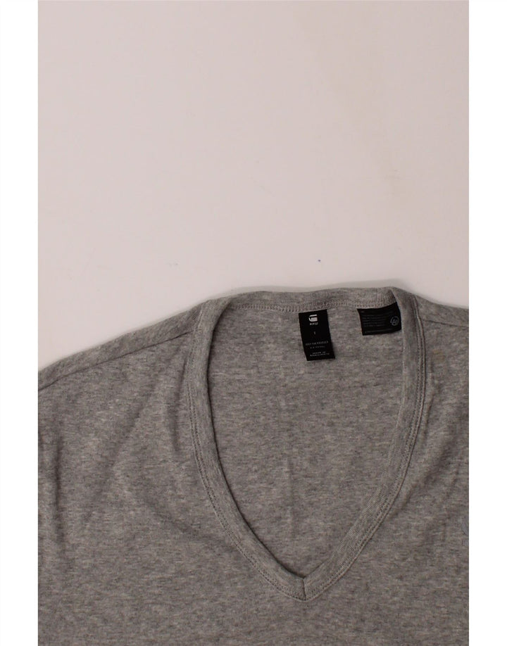 G-STAR Mens T-Shirt Top Large Grey Cotton Vintage G-Star and Second-Hand G-Star from Messina Hembry 