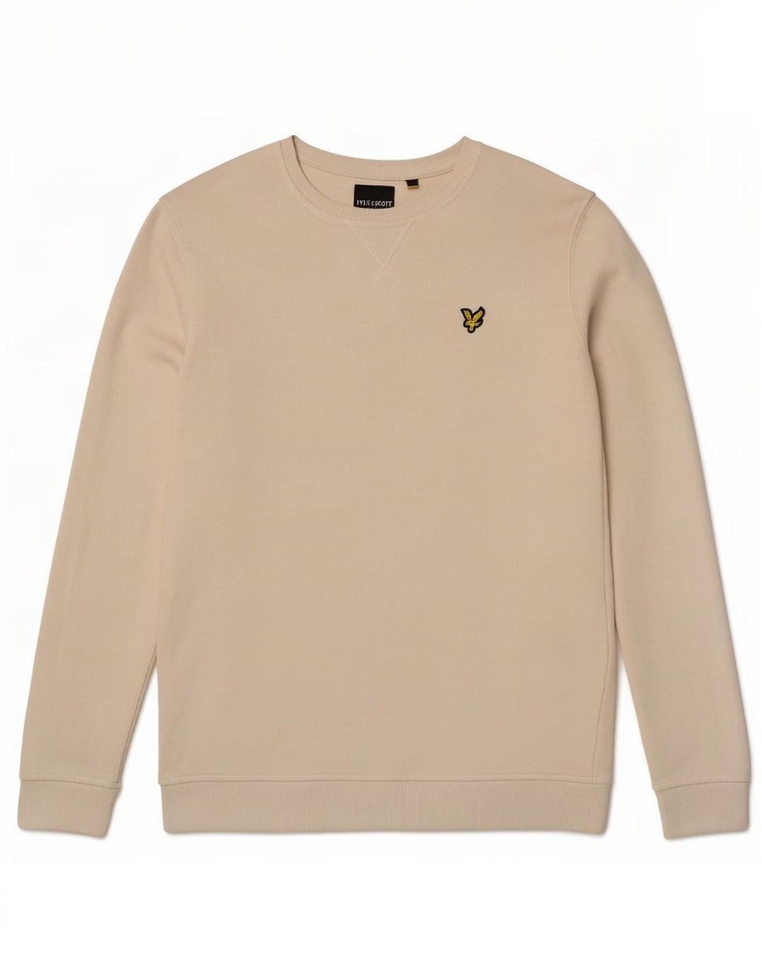 Męska bluza dresowa Lyle & Scott, średnia, biała, bawełniana