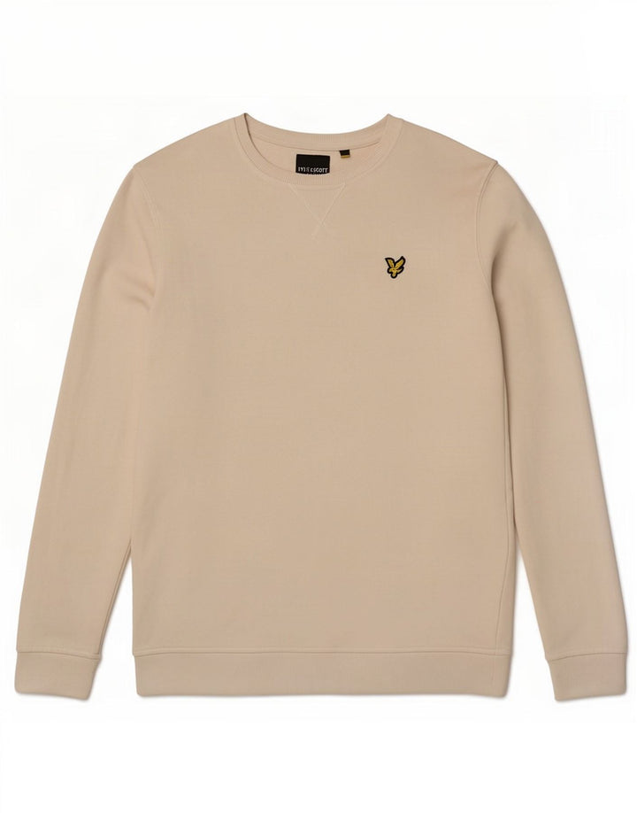 Męska bluza dresowa Lyle & Scott, średnia, biała, bawełniana