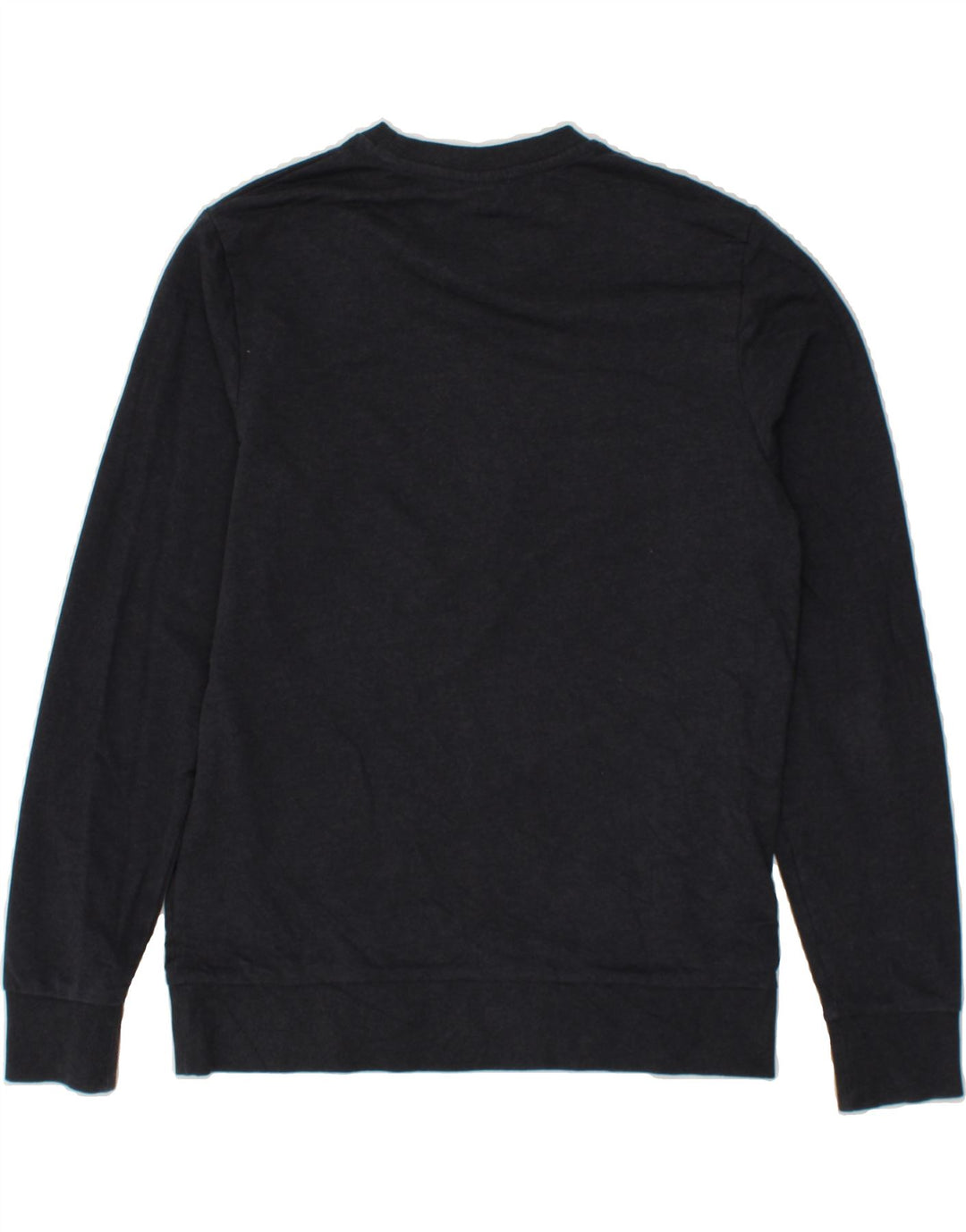 JACK & JONES Mens Graphic Sweatshirt Jumper Medium Navy Blue Cotton Vintage Jack & Jones and Second-Hand Jack & Jones from Messina Hembry 