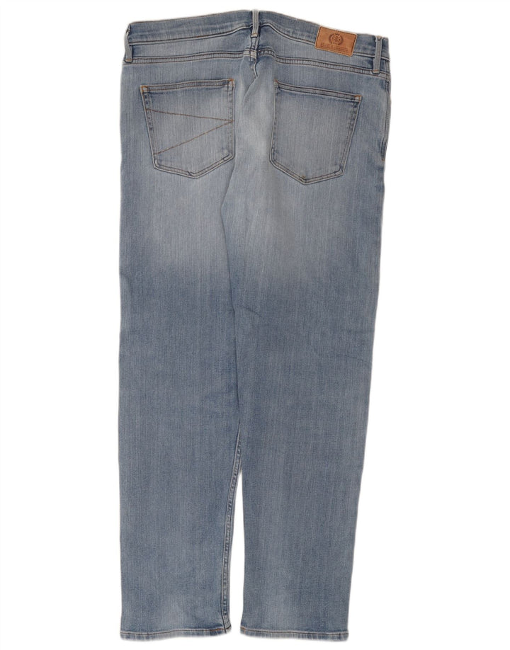 Marks & Spencer Męskie jeansy slim W34 L31 Niebieskie bawełniane