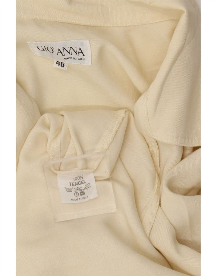 Koszula damska Gio Anna IT 46, duża, tencel w kolorze złamanej bieli