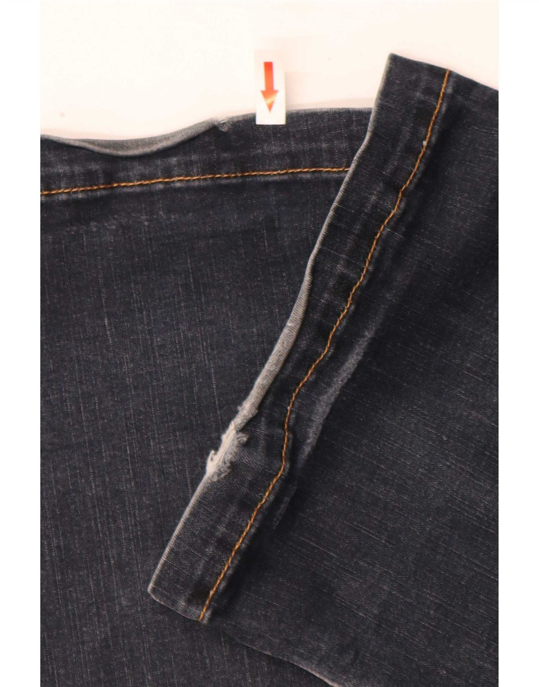 Damskie jeansy rozkloszowane Benetton W25 L33 Niebieskie