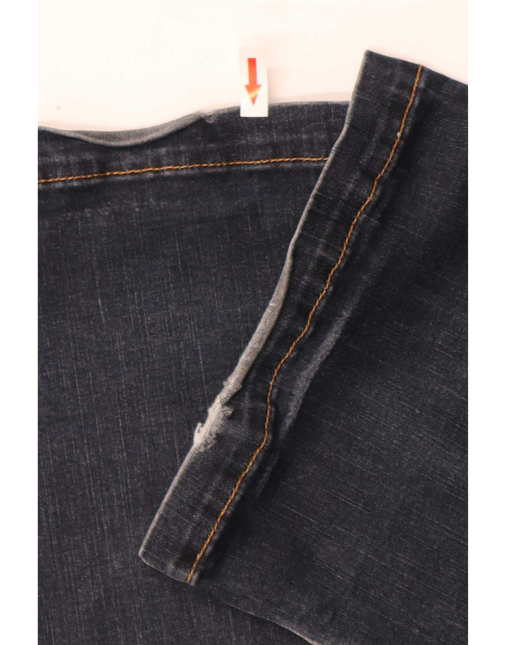 Damskie jeansy rozkloszowane Benetton W25 L33 Niebieskie