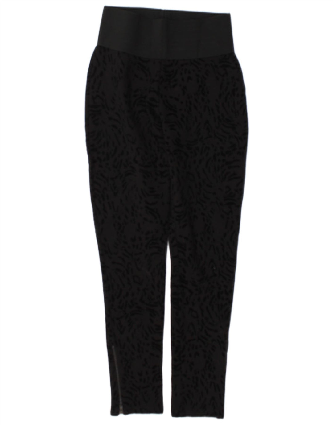Legginsy damskie Zara UK 12, średni czarny nadruk zwierzęcy