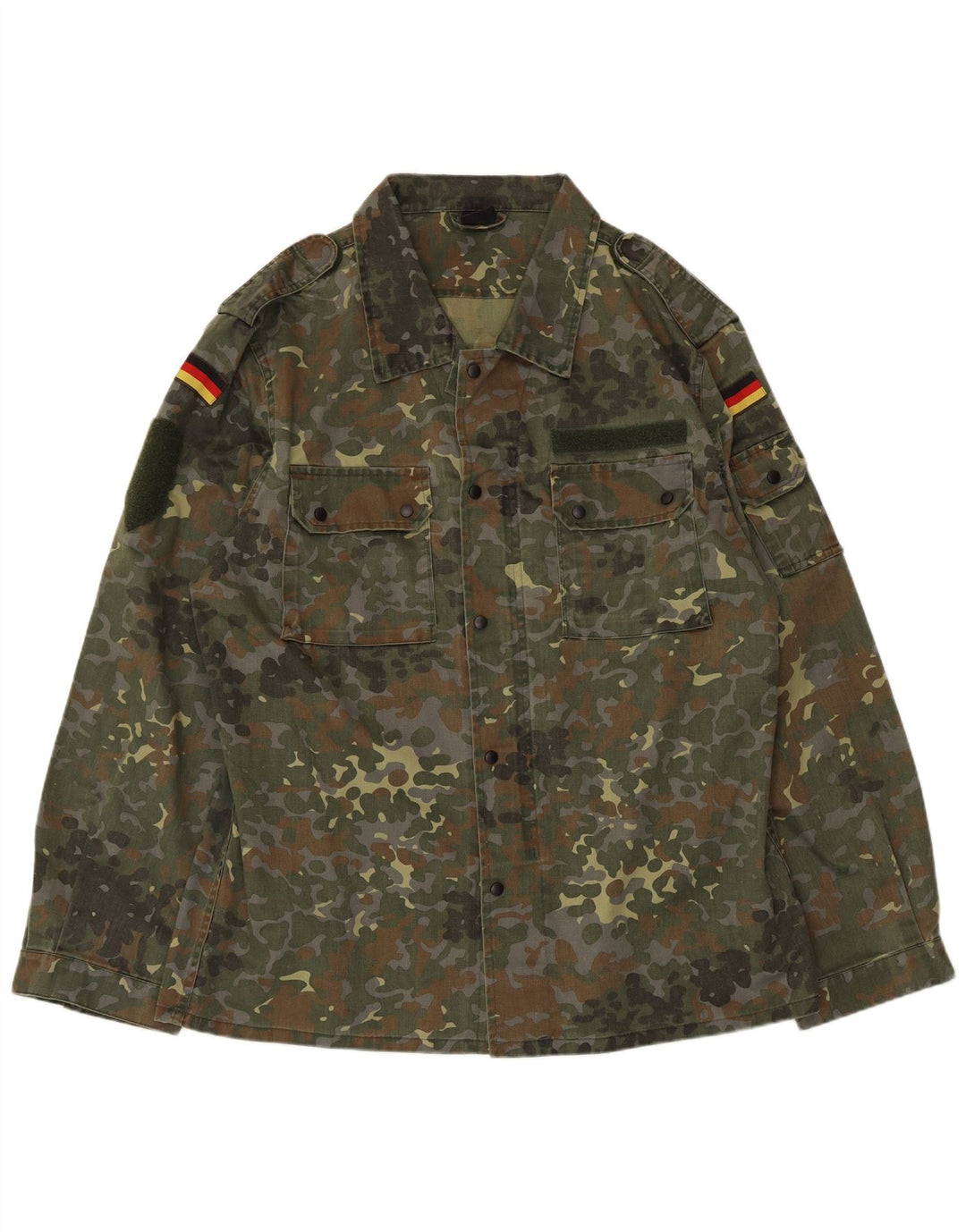 Brandit Męska kurtka wojskowa UK 42 XL Khaki, kamuflaż, poliester