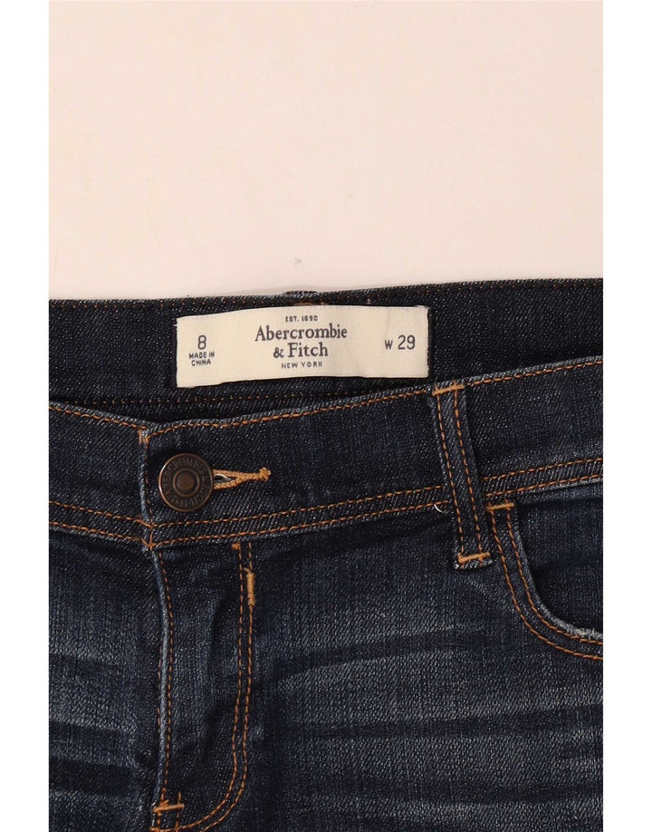 Damskie spodenki jeansowe Abercrombie & Fitch US 8 Medium W29 granatowe