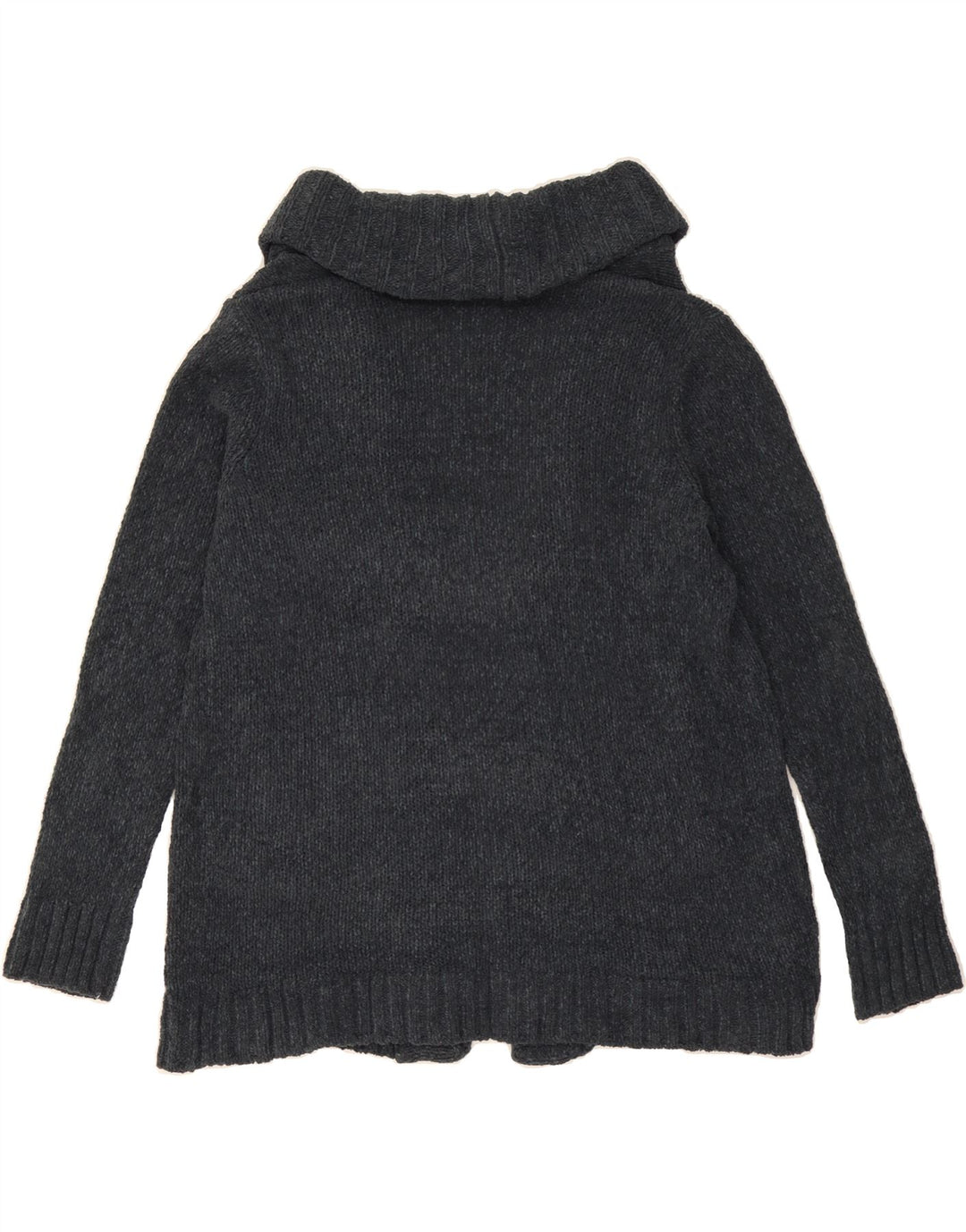 EDDIE BAUER Womens Open Cardigan Sweater UK 16 Large Grey Polyester Vintage Eddie Bauer and Second-Hand Eddie Bauer from Messina Hembry 