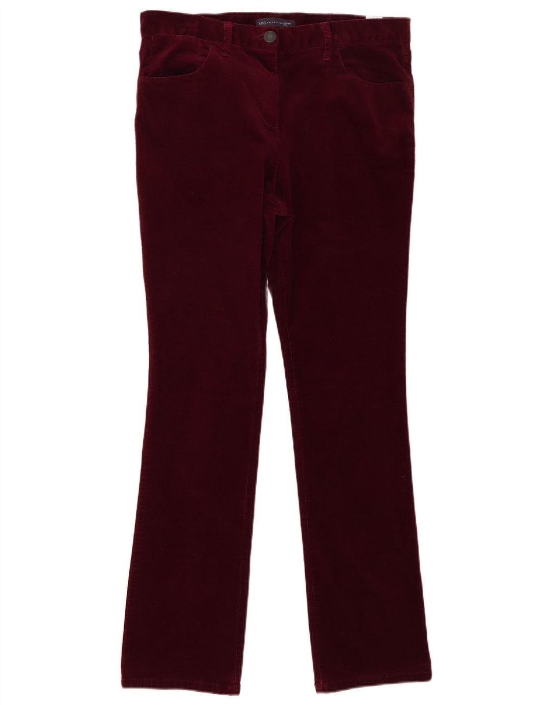 Spodnie damskie Marks & Spencer UK 12 Medium W32 L30 Burgundowe