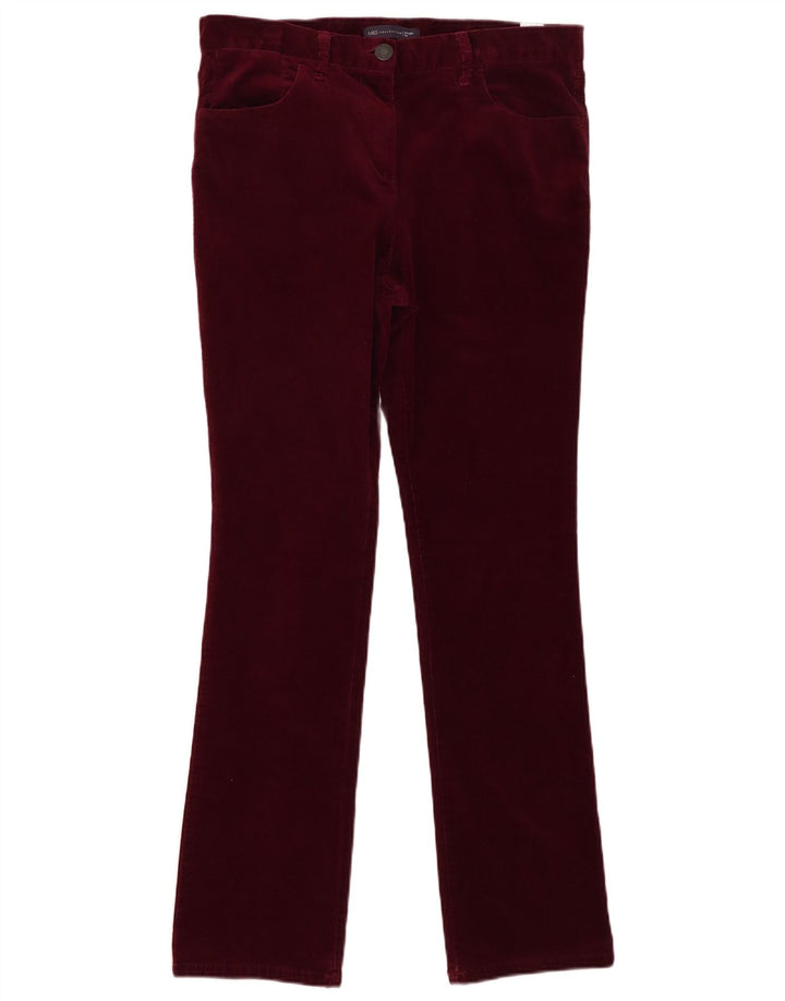 Spodnie damskie Marks & Spencer UK 12 Medium W32 L30 Burgundowe