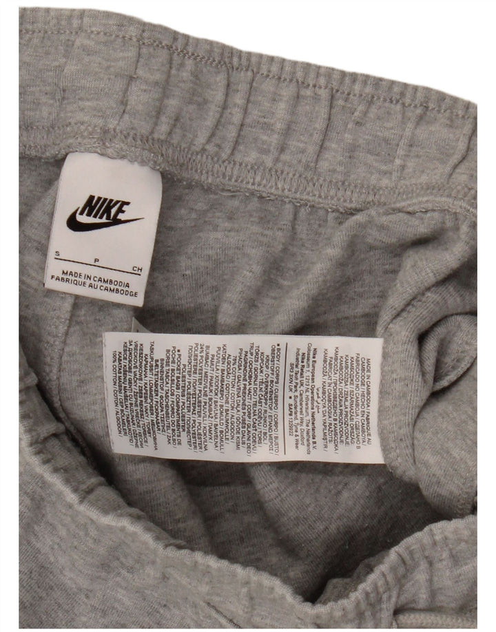 Męskie spodnie dresowe Nike, małe, szare, bawełniane