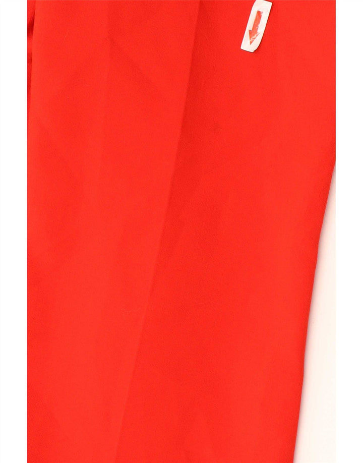 Spodnie damskie Zara Bootcut, małe, W26 L29, czerwone, poliestrowe