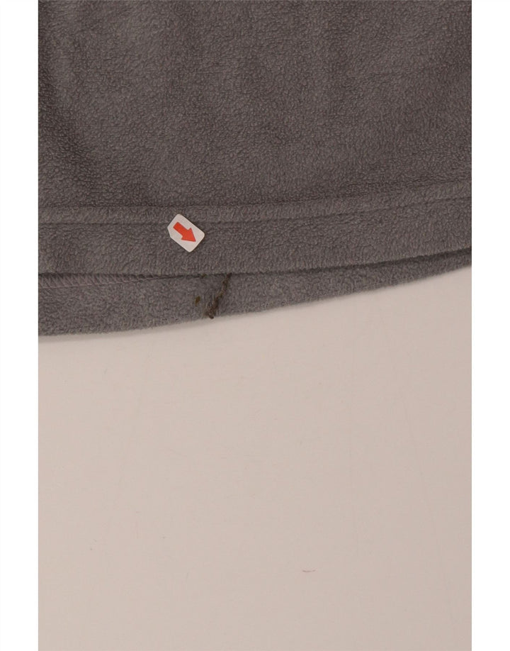 Męski sweter polarowy Invicta z zamkiem błyskawicznym, duży, szary poliester