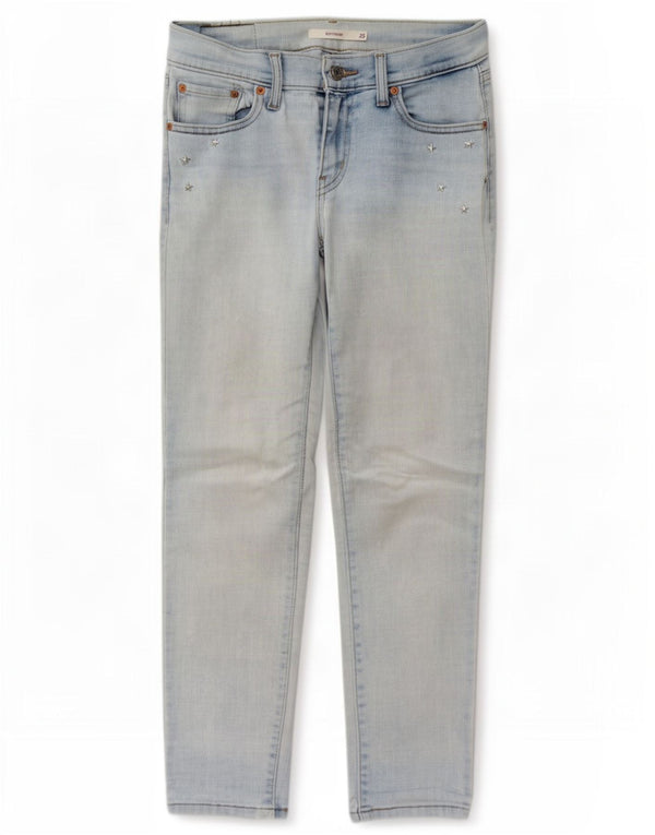 Damskie jeansy Levi's Boyfriend Slim W25 L27 Niebieska bawełna
