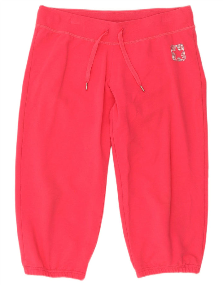 Damskie spodenki sportowe Converse Bermudy UK 12 Średnioróżowe bawełniane
