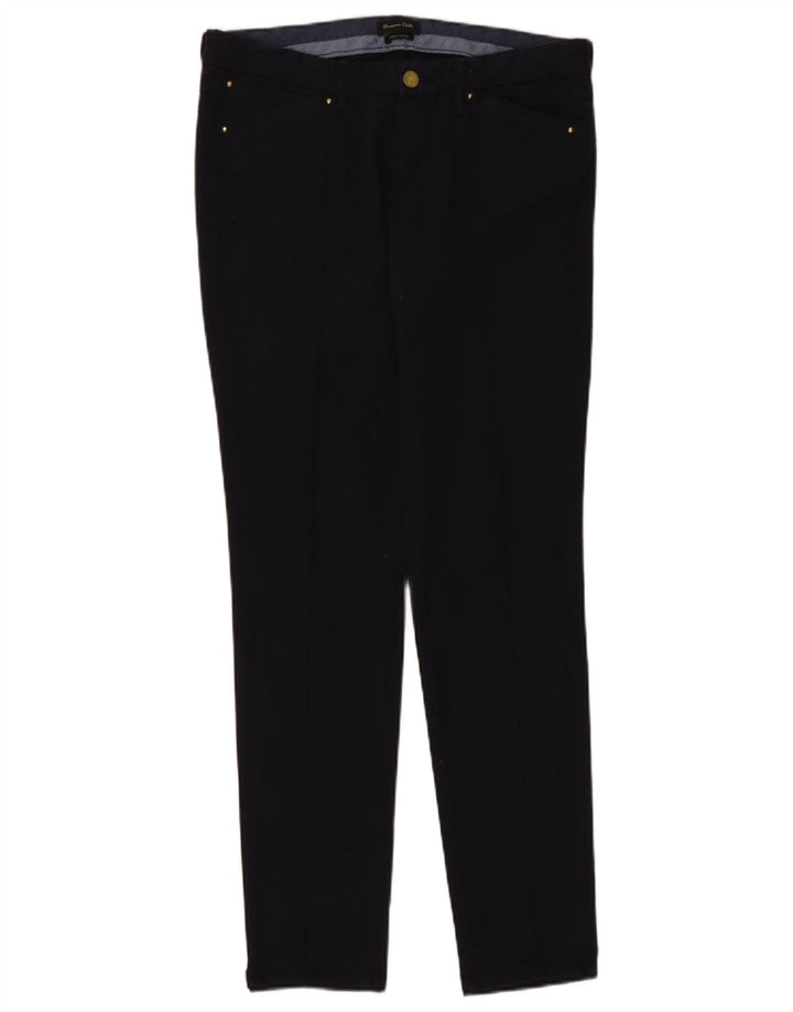 Spodnie damskie Massimo Dutti Slim Chino EU 40 Medium W30 L31 Granatowe