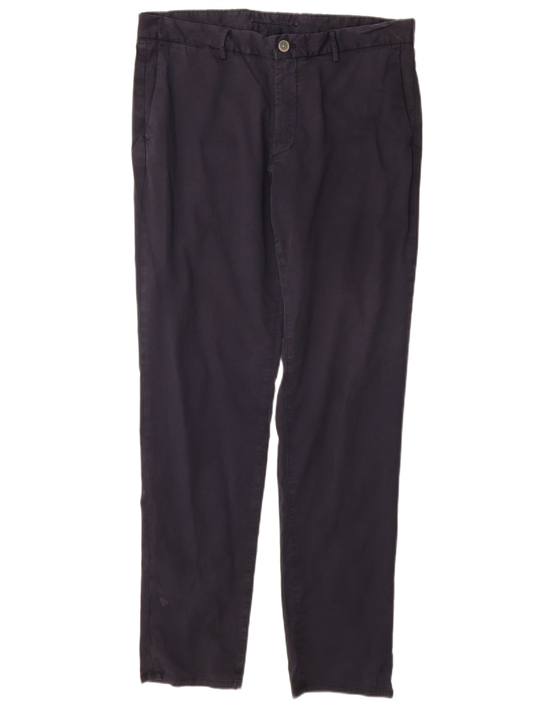 Spodnie Chino MASSIMO DUTTI Męskie Slim Fit EU 44 Large W34 L32 Granatowe