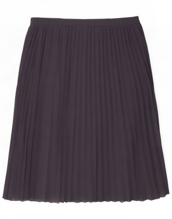 Marks & Spencer Damska plisowana spódnica UK 20 2XL W42 Granatowy poliester