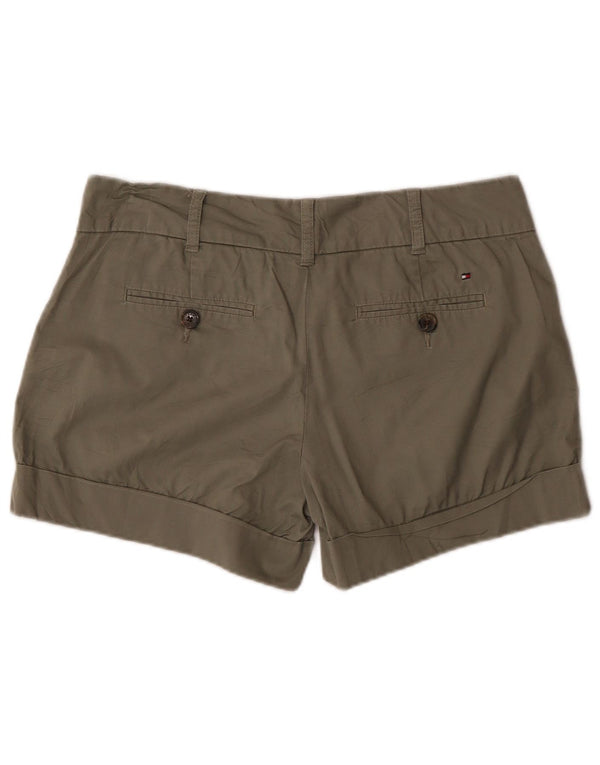 Damskie spodenki Chino Tommy Hilfiger US 8 Medium W32, bawełna khaki