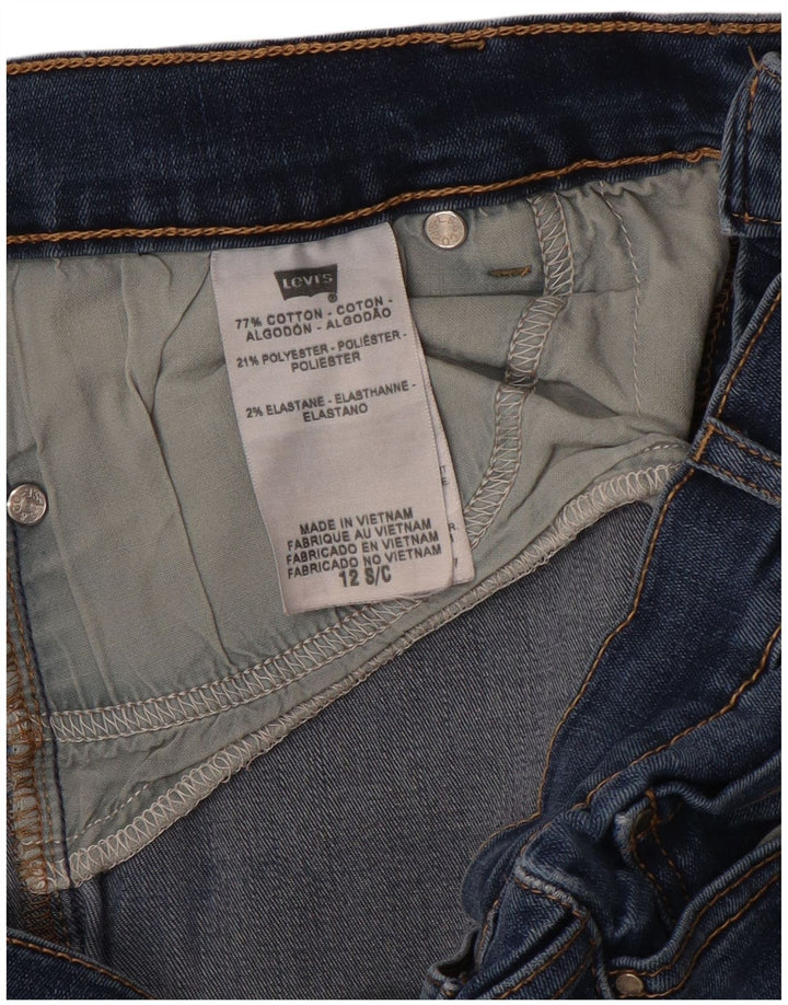 Damskie jeansy LEVI'S 512 Bootcut US 12, duże, W32, L30, niebieskie