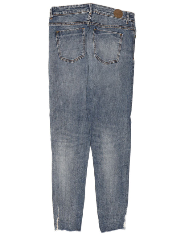 Damskie jeansy skinny Zara EU 36 XS W26 L27 Niebieskie bawełniane