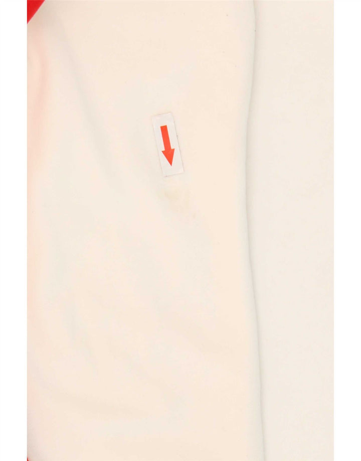 Damska kurtka dresowa Puma Crop Top UK 10, mała, biała, z blokami kolorów