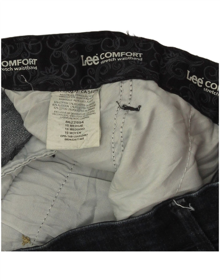 Damskie spodenki jeansowe Lee US 10 Large W32 Granatowa bawełna